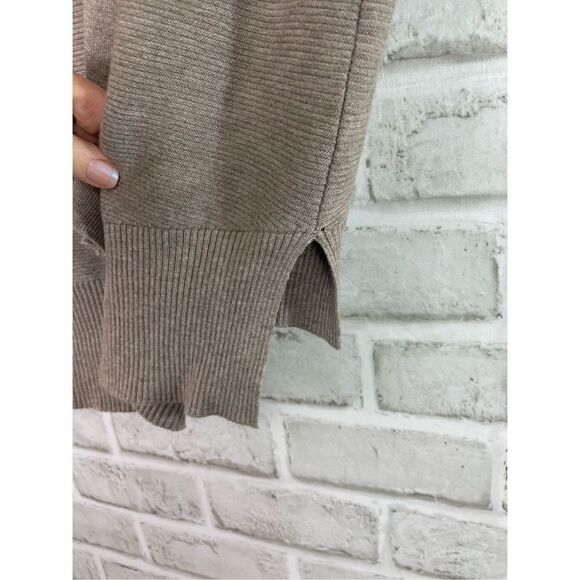 Dreamers Women's Mocha Long Sleeve Round Neck Knitted Sweater Size Medium NWT - Picture 6 of 8